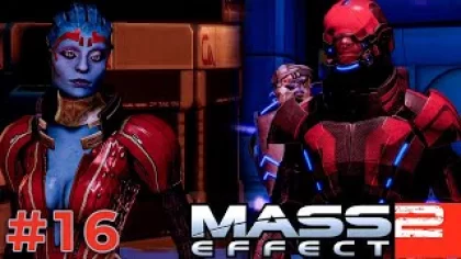 ЗАСТАЛ САМАРУ ЗА РАБОТАЙ (Mass Effect 2) #16 прохождение игры
