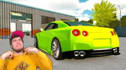 CAR PARKING - ПОСТРОИЛ СВАМЫЙ БЫСТРЫЙ GTR в кар паркинг мобильная игра гонки видео игра про машины