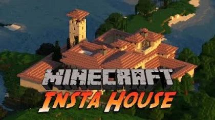 Обзор модов #2 Minecraft готовые дома (Insta house)