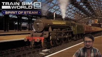 Паровозы в Train Sim World 2! Обзор Spirit of Steam | Реакция на стрим Валеры
