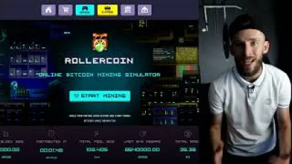 Заработок Криптовалюты Без Вложений на P2E | RollerCoin Обзор Игры