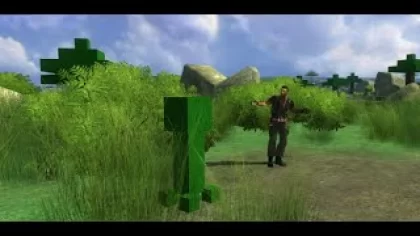 Прохождение игры карты Far cry Minecraft ОБЗОР со звуком