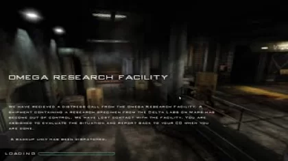 Прохождение обычной карты "Omega Research Facility" в игре DOOM 3. Часть 1
