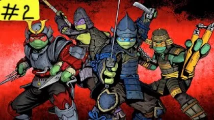 Прохождение игры-Teenage Mutant Ninja Turtles: Mutants in Manhattan # 2 часть # добивание на крыше.