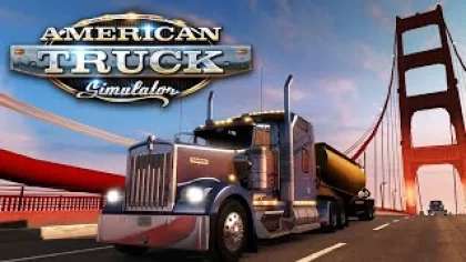 ПЕРВЫЙ РЕЙС В American Truck Simulator//НЕБОЛЬШОЙ ОБЗОР ИГРЫ//НАСТРОЙКА American Truck Simulator.#1