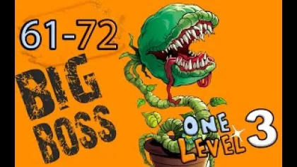 One Level 3 Gameplay Walkthrough BOSS - (levels 61-72) ПОБЕГ из ТЮРЬМЫ